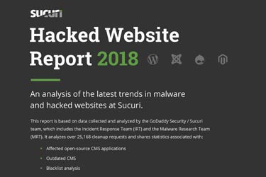 Raport Sucuri Security bezpieczeństwa cms za rok 2018